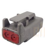 DTM06-2S/B CONNECTOR (CARTON QTY 3000)