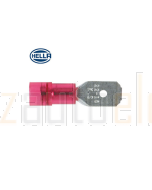 Hella 8509 PC Insulated Male Blade Terminals - Red (Pack of 100) (8509)