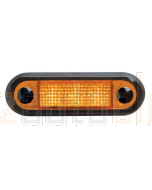 Hella Narrow Rim LED Courtesy Lamp - Amber, 12V DC (95951001)