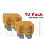 Ionnic BF5/10 ATC/ATO Blade Fuse 5A - Orange (Pack of 10)