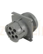 Deutsch HD10-6-12P HD10 Series 6 Pin Receptacle