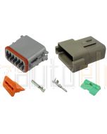 Deutsch DT Series 12 Way Connector Kit with F Crimp Contacts