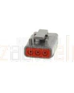 DTM06-3S/B CONNECTOR (CARTON QTY 2000)