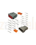 Deutsch DTM12-1/10 Series 12 way Connector Kit with Solid Terminals (10 pack)