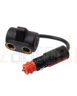 Hella 2 Pole Power Socket - Twin DIN Output (4939)