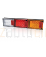 Hella 2431DTCS Jumbo-S LED Triple Module with DT Connector Stop/Rear Position/Indicator/Reverse Lamp