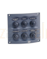 Hella 2691 Compact Switch Panel Off-On - 6 Way