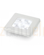 Hella 2XT980580551 White LED Square Courtesy Lamp -12V DC (White Plated Rim)