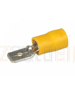 Hella 8215 Male Blade Terminals - Yellow (Pack of 10)