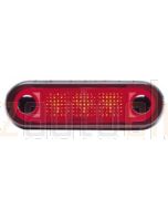 Hella Wide Rim LED Courtesy Lamp - Red, 12V DC (95951071) 