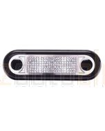 Hella Narrow Rim LED Courtesy Lamp - White (95951040) 