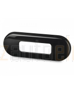 Hella 95968600 Rectangular Rim - Black Plastic