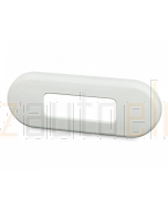 Hella 95968601  Rectangular Rim - White Plastic