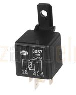 Hella 3057 Change-Over Relay with Diode - 5 Pin, 12V DC