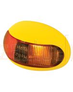 Hella Mining HM2053PC DuraLED Marker Lamp Bare Wire -  Red/Amber Side Marker 