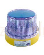 Hella Mining HM360BMAG OptiRAY LED Warning Beacon - Magnetic Mount, Blue