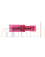 Hella PC Fully Insulated Female Bullet Terminals - Red, 4.0mm (Pack of 10) (8227)