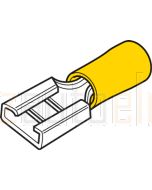 Hella 8503 Push-On Female Terminals - Yellow (Pack of 50)