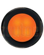 Hella Round LED Courtesy Lamp - Orange, 12V DC (98050761)