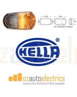 Hella 2155CLR Cat 6 Supplementary Side Direction Indicator - Amber Illuminated