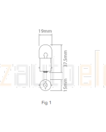 Ionnic 5627/10 Globe Halogen 24V 5W BA15s