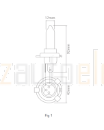 Ionnic 62203 Globe Halogen H4 Rally 12V100/80W P43t-3