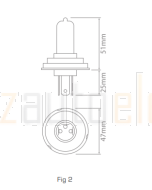 Ionnic 64198 Globe Halogen H4 12V 60/55W P43t-38