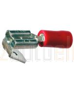 Quikcrimp QKC15 Piggyback/ Adaptor Terminal 6.3mm Red Vinyl