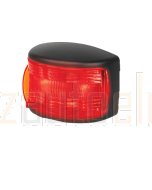 Hella LED Rear Position Marker Lamp Red 12/4V Black Base W/ Duetsch