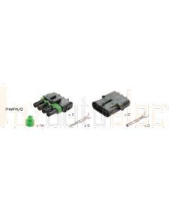 Delphi P-WP4/2 4 Circuit Weather Pack Kit