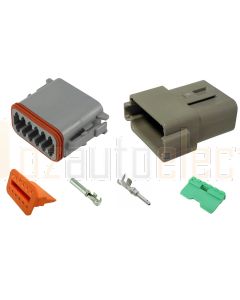 Deutsch DT Series 12 Way Connector Kit with F Crimp Contacts