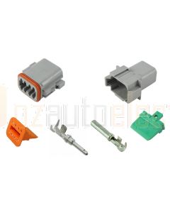 Deutsch DT Series 8 Way Connector Kit with F Crimp Contacts