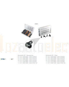 Deutsch DT Series 90 Degree Back Shell Assortment Kit