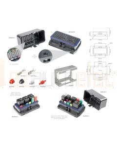 IONNIC FH302 Fuse and Relay Enclosure Kit 49 Position ATM Fuses & Relay