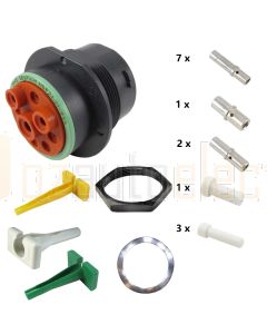 Deutsch P24-24-9SN HDP20 Series 9 Cavity Receptacle Kit