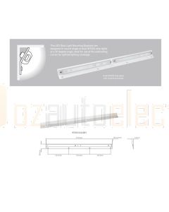 INT250-DUAL KIT LAMP INT. LED KIT DUAL W/ BRACKET 510mm