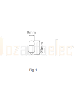 Ionnic 3796/10 Globe Halogen 12V 2W BA9S