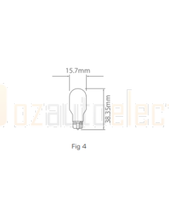 Ionnic 921/10 Globe Halogen Wedge 12V 16W W2.1x9.5d