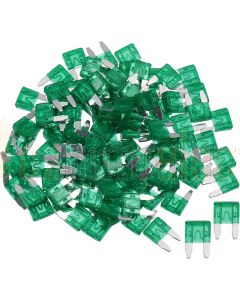 Ionnic MF30/100 ATM Mini Blade Fuse 30A - Green (Pk of 100)