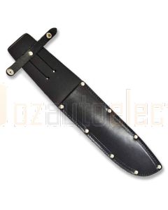 Powa Beam K0250 Riveted Black Leather Knife Sheath