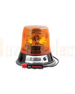 Vision Alert 407400 407 Series Mid Vision Halogen Beacon Mag 50 - Red